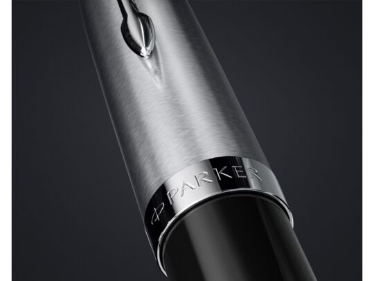 Ручка перьевая Parker 51 Core, F, черный, серебристый