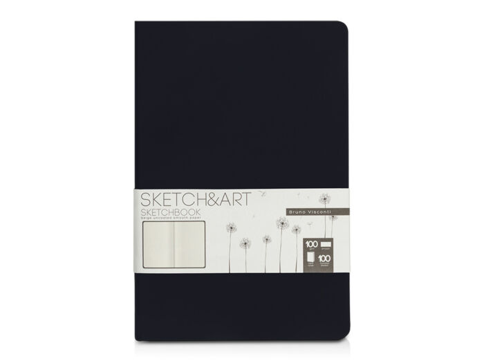 Скетчбук Sketch & Art 100 г/м2, soft-touch, черный