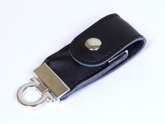 USB 2.0- флешка на 64 Гб в виде брелока, черный