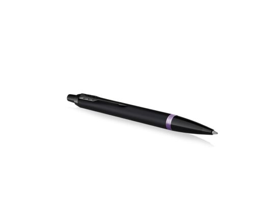 Ручка шариковая Parker IM Vibrant Rings Flame Amethyst Purple, черный, фиолетовый