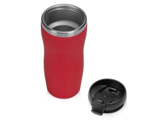 Термокружка Mony Steel soft-touch, красный