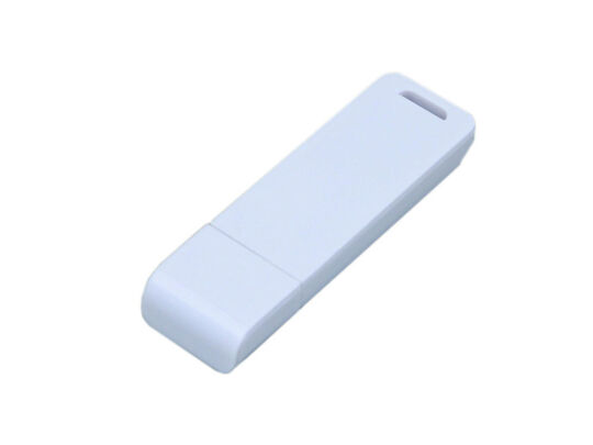 USB 3.0- флешка на 128 Гб с оригинальным двухцветным корпусом, белый
