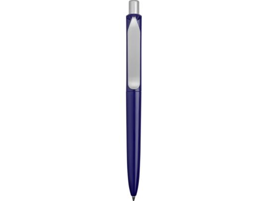 Ручка пластиковая шариковая Prodir DS8 PSP, синий/серебристый