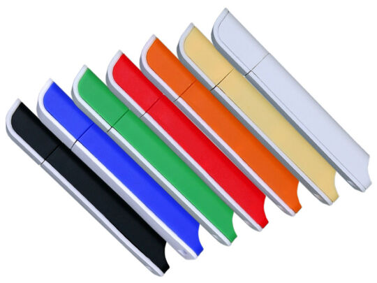 USB 3.0- флешка на 32 Гб с оригинальным двухцветным корпусом, белый