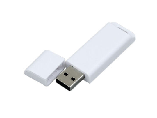 USB 3.0- флешка на 128 Гб с оригинальным двухцветным корпусом, белый