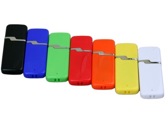 USB 2.0- флешка на 64 Гб с оригинальным колпачком, оранжевый