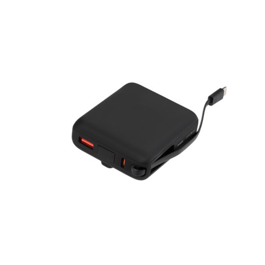 Внешний аккумулятор с подсветкой Риттер PD (Ritter PD) 10000mAh с функцией беспроводной зарядки 15W, черный